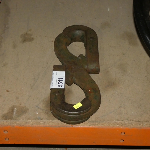 5511 - 1 x vintage Barton (military?) double tow hitch