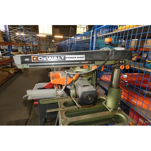 5316 - 1 x Dewalt DW1251 cross cut saw with stand 240v