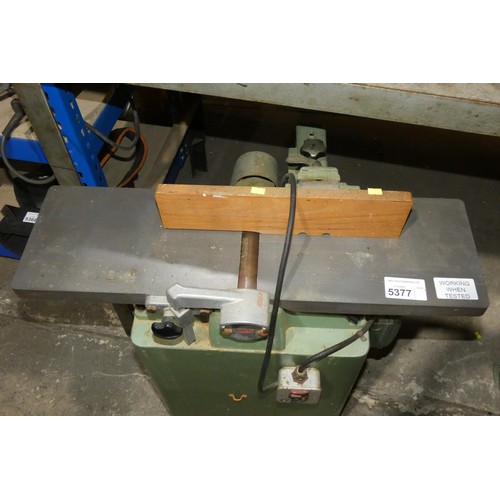 5377 - 1 x Inca surface planer 240v max width approx 8 inch