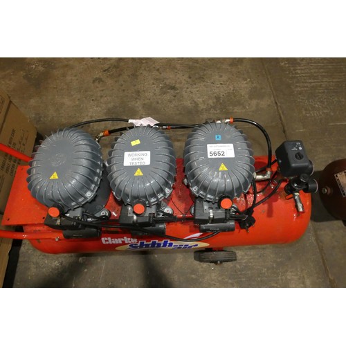 5652 - 1 x Clarke Shhh... Air silent compressor 240v