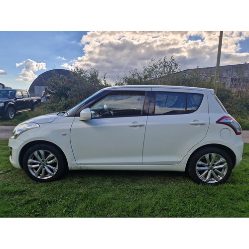 1 - Suzuki swift 1.2 SZ3 5dr Hatchback, White, Reg No MF15 MYJ, 1st reg: 03/03/2015, 5 speed manual petr... 