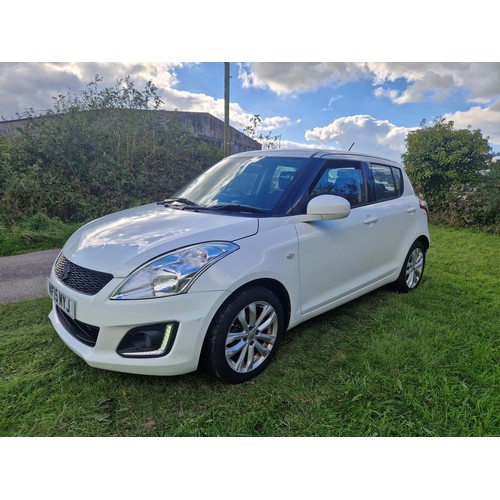 1 - Suzuki swift 1.2 SZ3 5dr Hatchback, White, Reg No MF15 MYJ, 1st reg: 03/03/2015, 5 speed manual petr... 