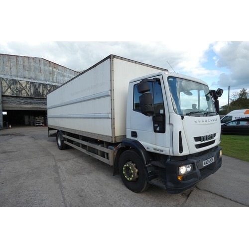 4 - Iveco Eurocargo ML180E25 MY 2008 18ton Box Lorry Euro 5, White, Reg: WA09 BDE, 30/09/2009, Diesel 58... 