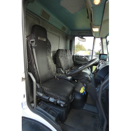 4 - Iveco Eurocargo ML180E25 MY 2008 18ton Box Lorry Euro 5, White, Reg: WA09 BDE, 30/09/2009, Diesel 58... 