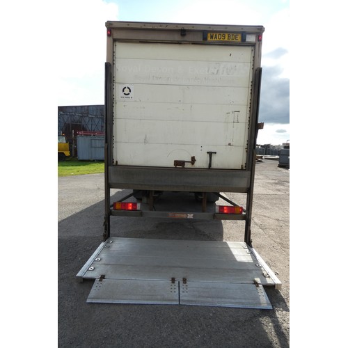 4 - Iveco Eurocargo ML180E25 MY 2008 18ton Box Lorry Euro 5, White, Reg: WA09 BDE, 30/09/2009, Diesel 58... 