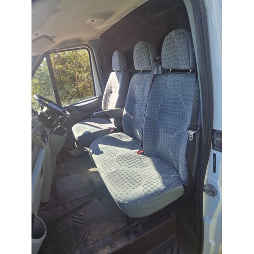 5 - Ford Transit 100 T350 RWD 100PS Euro 5 TDCi LWB High Roof Panel van, White & sign written, Reg : KS6... 