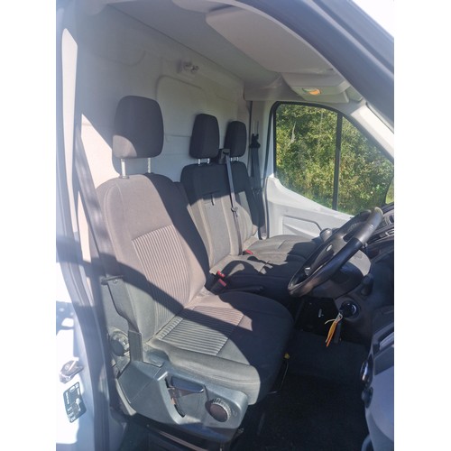 6 - Ford Transit 350 L3 RWD 2.0 TDCi 130PS H2 Panel van LWB, Semi High Roof, White, Reg : BK69 YVO, 18/0... 