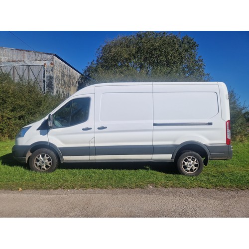 6 - Ford Transit 350 L3 RWD 2.0 TDCi 130PS H2 Panel van LWB, Semi High Roof, White, Reg : BK69 YVO, 18/0... 