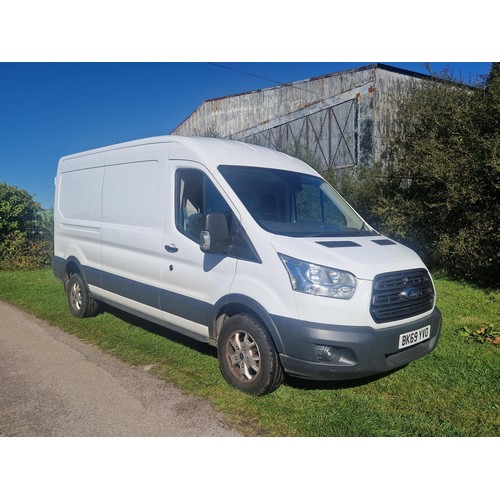 6 - Ford Transit 350 L3 RWD 2.0 TDCi 130PS H2 Panel van LWB, Semi High Roof, White, Reg : BK69 YVO, 18/0... 