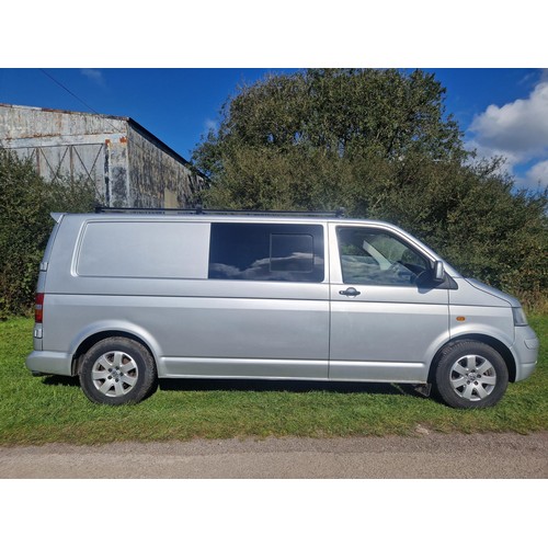 7 - VW T-Sporter T30 174 TDi LWB Panel Van, Silver,  Reg WP06 UVA, 01/07/2006, 6 speed manual diesel, 24... 