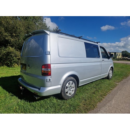 7 - VW T-Sporter T30 174 TDi LWB Panel Van, Silver,  Reg WP06 UVA, 01/07/2006, 6 speed manual diesel, 24... 