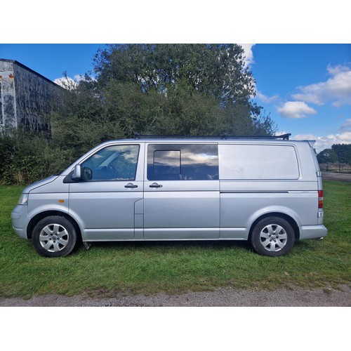 7 - VW T-Sporter T30 174 TDi LWB Panel Van, Silver,  Reg WP06 UVA, 01/07/2006, 6 speed manual diesel, 24... 