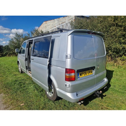 7 - VW T-Sporter T30 174 TDi LWB Panel Van, Silver,  Reg WP06 UVA, 01/07/2006, 6 speed manual diesel, 24... 