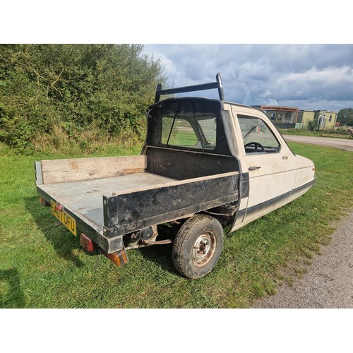 9 - Reliant Rialto GLS Saloon, converted to Pickup, Beige, Passenger Tricycle or Three wheeler, reg E407... 