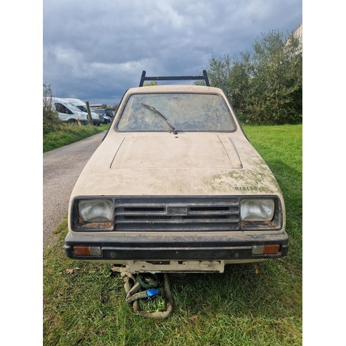 9 - Reliant Rialto GLS Saloon, converted to Pickup, Beige, Passenger Tricycle or Three wheeler, reg E407... 