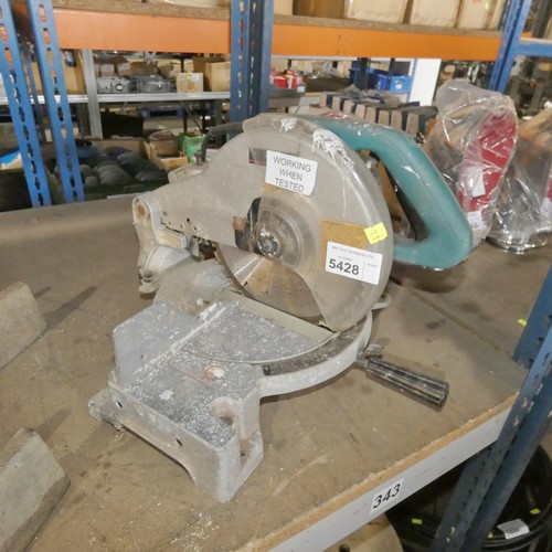 5428 - 1 x Makita LS1040 mitre saw 240v