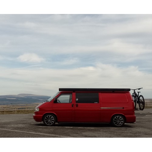 8 - VW Transporter TDi LWB camper van Red.  Reg: RY03 PFE, 1st reg 06/08/2003, 5spd manual diesel 2461cc... 