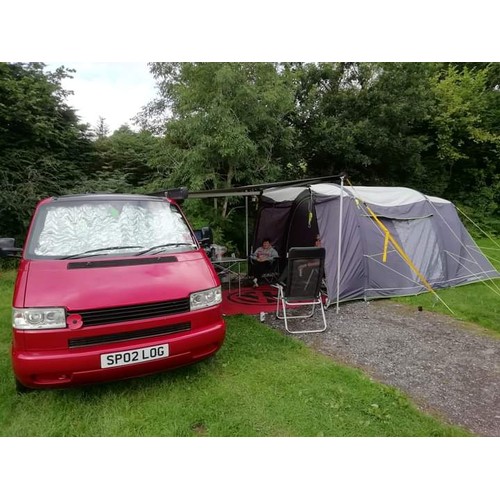 8 - VW Transporter TDi LWB camper van Red.  Reg: RY03 PFE, 1st reg 06/08/2003, 5spd manual diesel 2461cc... 