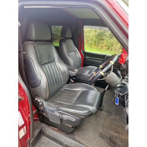 8 - VW Transporter TDi LWB camper van Red.  Reg: RY03 PFE, 1st reg 06/08/2003, 5spd manual diesel 2461cc... 