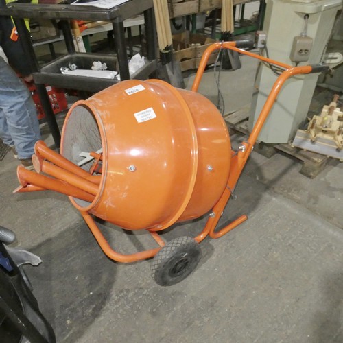 5658 - 1 x Powersmith NBB553BEQ 134L concrete mixer with stand 240v