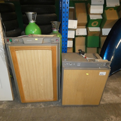 5819 - 2 x Electrolux 3-way fridges - left over from a camper van conversion. Please note these are unteste... 