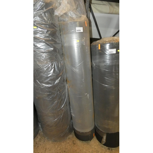 5850 - 1 x roll of black material - exact use unknown. Could possibly be used as a weed membrane. Roll is a... 