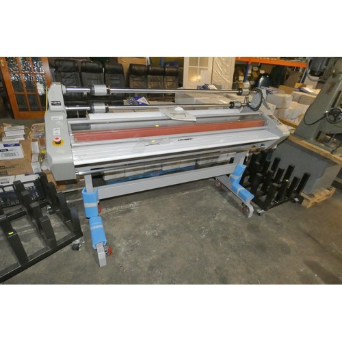 5871 - 1 x GBC Titan 165 commercial laminator 240v, max width approx 65 inch together with a foot switch, a... 