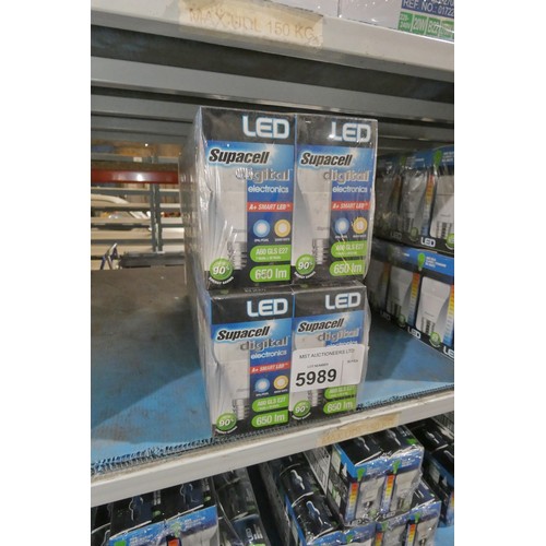 5989 - 24 x Supacell LED A60 GLS E27 light bulbs