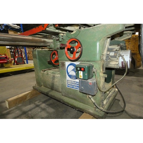 5800 - 1 x Wadkin Bursgreen table saw machine no. 12BGP 782926, 3ph