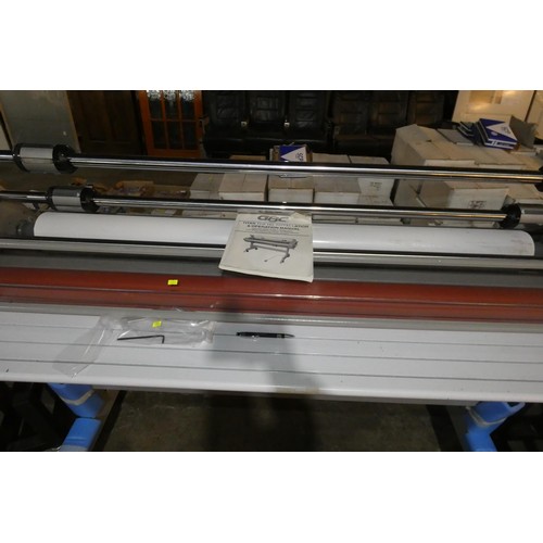 5871 - 1 x GBC Titan 165 commercial laminator 240v, max width approx 65 inch together with a foot switch, a... 