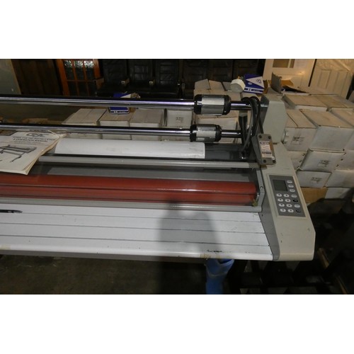 5871 - 1 x GBC Titan 165 commercial laminator 240v, max width approx 65 inch together with a foot switch, a... 