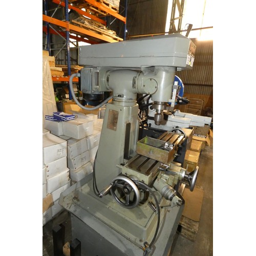 5872 - 1 x Myford KF-VM-C milling machine serial no. 75972, YOM 1978, 240v, table size approx 61 x 25cm (no... 