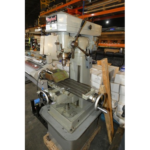 5872 - 1 x Myford KF-VM-C milling machine serial no. 75972, YOM 1978, 240v, table size approx 61 x 25cm (no... 