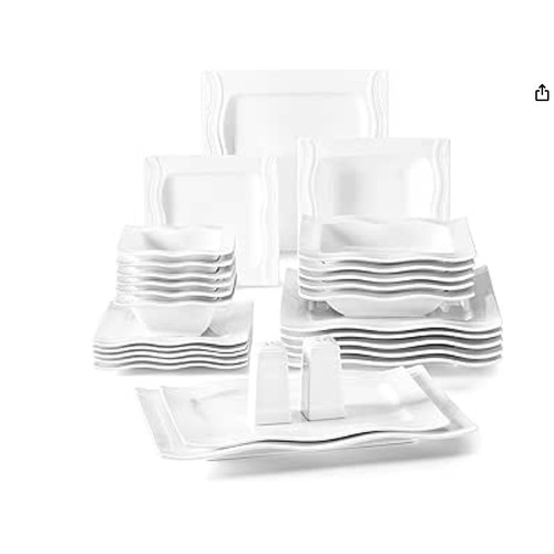 202 - A Malacasa Mario 28 piece dinnerware set RRP £86