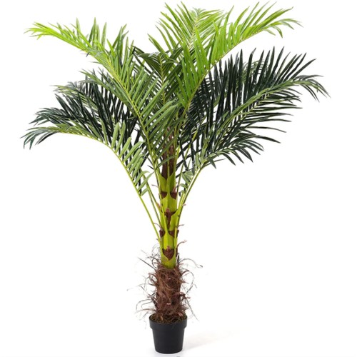 206 - 1 x faux Palm tree in pot approx 70cm high RRP £101