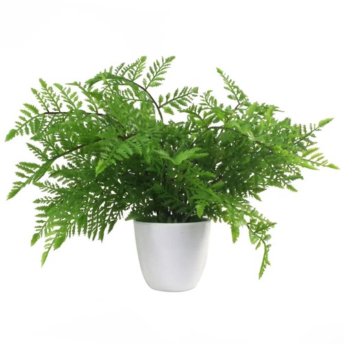 220 - 1 x Wade Logan 30cm faux Fern plant in pot liner RRP £20, 1 x other artificial plant in pot and a 30... 