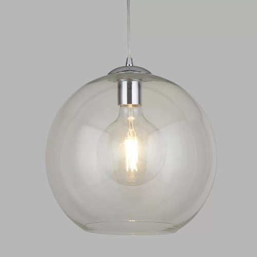 251 - 1 x Bobby 1-light pendant light - clear glass RRP £44