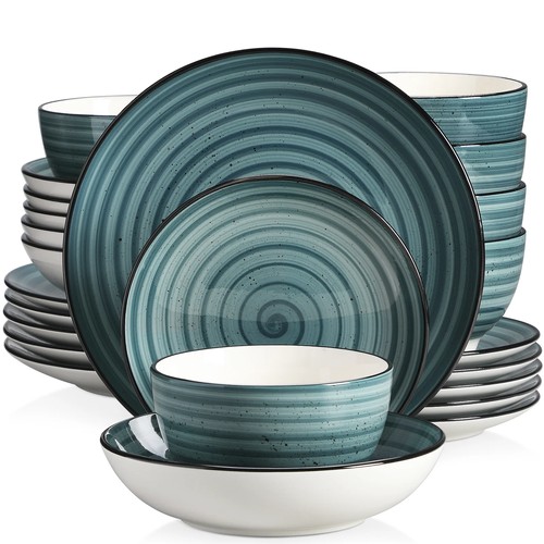 260 - A Kalig 23 piece handmade stoneware dinnerware set - Service for 6 RRP £79 (for 24 piece set) compri... 