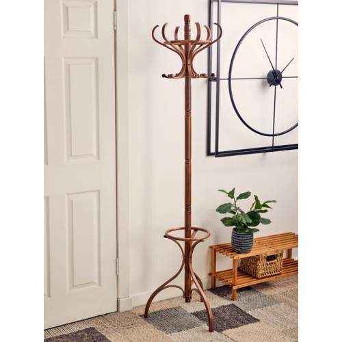 262 - 1 x Newburg solid wood free standing hat / coat stand