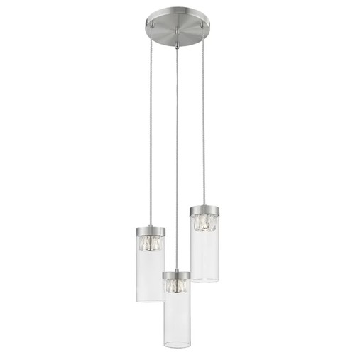 267 - 1 x Raunds 3-light cluster pendant light RRP £89