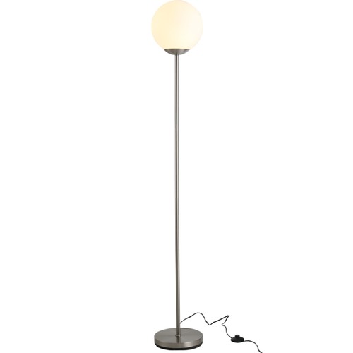 284 - 1 x Homcom 171cm glass globe floor lamp RRP £42 - returned parts missing