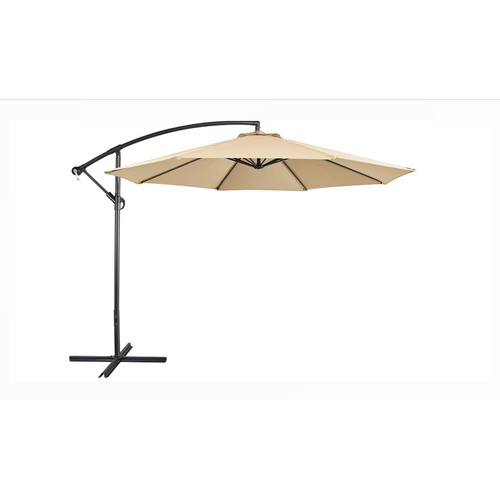 365 - 1 x Songmics cantilever banana parasol RRP £79. Please note that no base weights are included