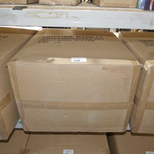 340 - 1 box containing 24 x Christmas grave pot artificial flower displays