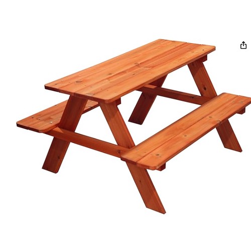 375 - 1 x Siam junior wooden picnic bench