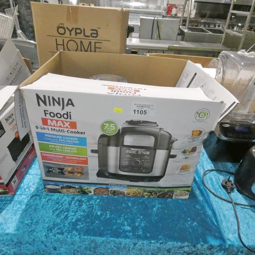 1105 - A 9-in-1 multicooker by Ninja type Foodi boxed - trade