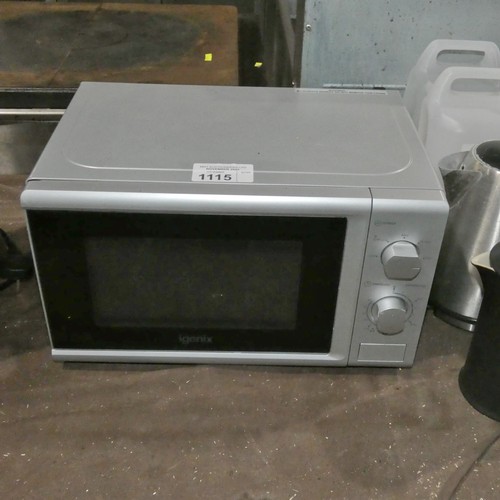 1115 - A microwave oven by Igenix - trade, Tested Working