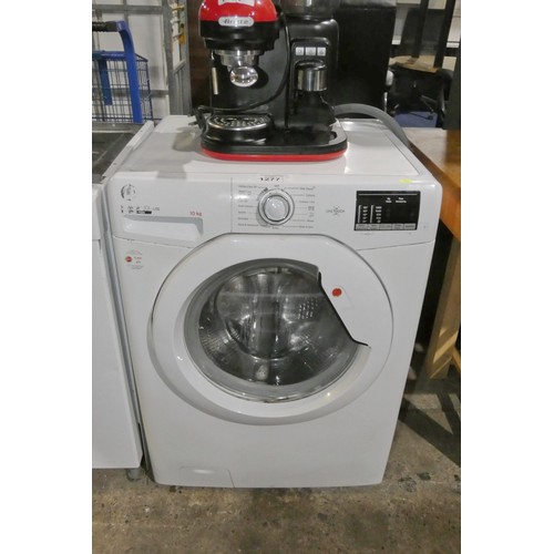 1277 - A large capacity under counter washing machine by Hoover 10kg type 300lite - trade