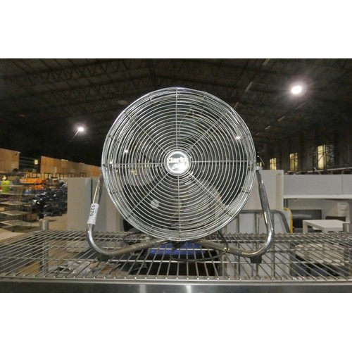 1279 - A large commercial floor, counter top fan by Clark air trade, Tested Working