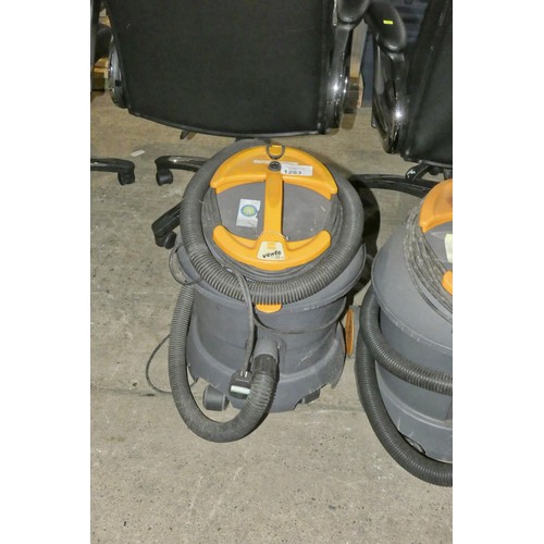 1283 - A commercial vacuum cleaner by Taski type Vento 15, no attachments - trade, Tested Working