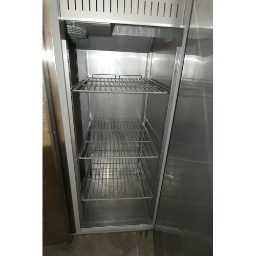 1005 - A large commercial stainless steel 2 door catering fridge by Matricola type SPA-TN-140 - trade  Test... 